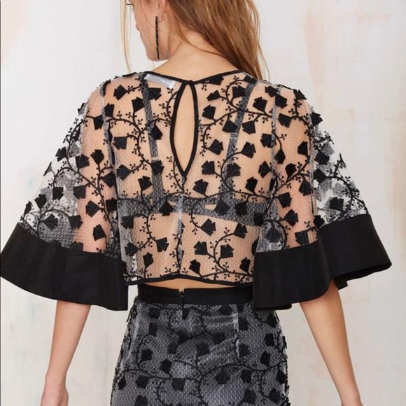 Last Call♦️Alice McCall Sheer Cropped Top - Picture 4 of 5